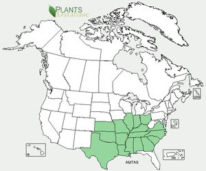 USDA, NRCS. 2012. The PLANTS Database (http://plants.usda.gov, 4 October 2012). National Plant Data Team, Greensboro, NC 27401-4901 USA.